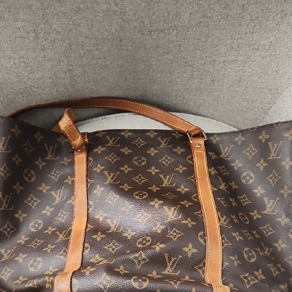 Louis Vuitton Brown Monogram Canvas Tote - Picture 13 of 15